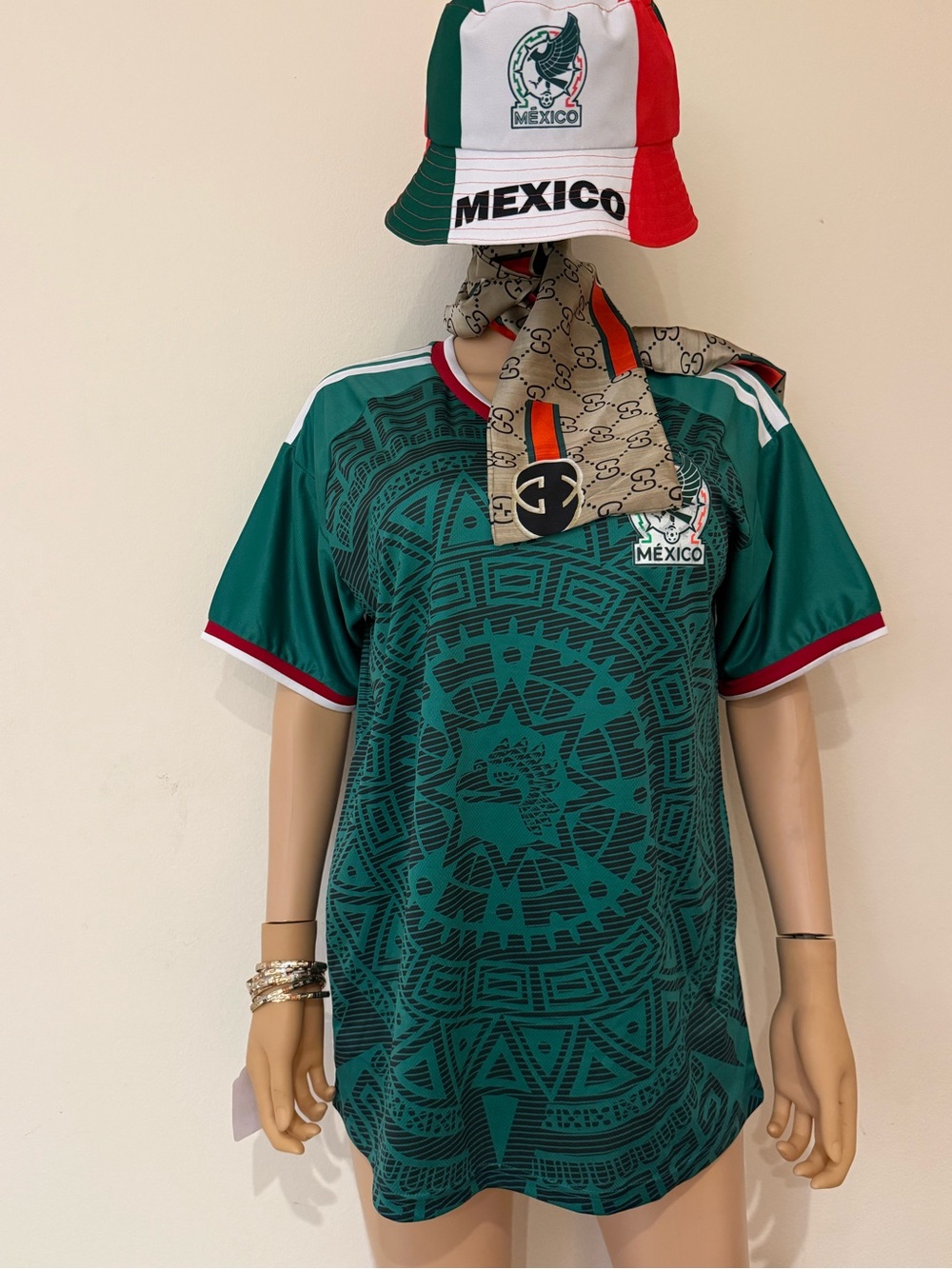 Mexico Green Men's Soccer Jersey - Green